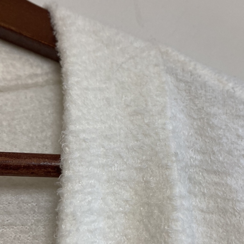 Knix Cozzzy Cardigan Womens Small White Microfibre Open Front Lounge Sweater - Picture 4 of 9